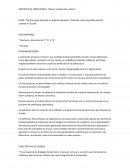 PROYECTO DE CONVIVENCIA: “Educar sembrando valores”