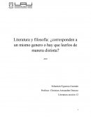 Literatura y filosofía: ¿corresponden a un mismo genero o hay que leerlos de manera distinta?
