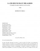 LA MUJER NO HACE MILAGROS