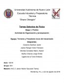 Actividad de Organización Y jerarquización Temas Selectos de Fisica etapa 1