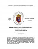 CRISIS DE LA EDUCACIÓN EN COLOMBIA EN LA ÚLTIMA DECADA