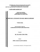 ESTRÉS EN EL DOCENTE DE NIVEL MEDIO SUPERIOR