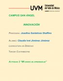 Actividad 2 “MI diario de aprendizaje”