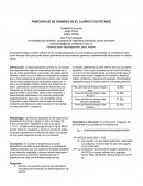 PORCENTAJE DE OXIGENO EN EL CLORATO DE POTASIO