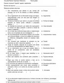 Examen mensual Español agosto- septiembre S/r