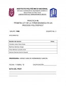 PRACTICA #6 “PRIMERA LEY DE LA TERMODINÁMICA EN UN PROCESO POLITRÓPICO”