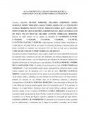 ACTA CONSTITUTIVA Y ESTATUTOS SOCIALES DE LA “ASOCIACION CIVIL DE CONDUCTORES LAS AMAZONAS”