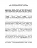 Acta constitutiva y estatutos sociales de la “Asociacion civil de conductores Las Amazonas”