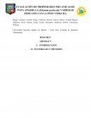 Propiedades mecánicas de la papa amarilla