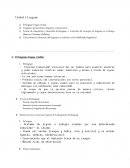 El lenguaje: lengua y habla