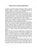 VIVENCIAS CON LA POBLACION DESPLAZADA