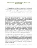 Intervenciones en la subjetividad: Efectos en la Discapacidad