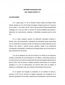 Informe Pedagogico Segundo Grado Primaria