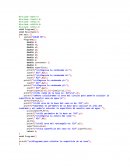 Codigo C, superficie de un vaso