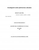 GESTIÒN DEL PATRIMONIO CULTURAL