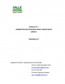 Administracion Organizaciones comunitarias