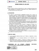 INFORME TECNICO N° H - 001 -2015