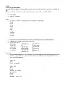 Clase modelo de calculo mental