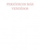 PERIÓDICOS MÁS VENDÍDOS ESTADÍSTICA
