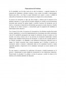 Planteamiento de problema Programación Orientada a Objetos