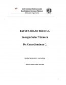 ESTUFA SOLAR TERMICA