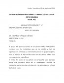 Relatoria de tutoria