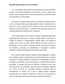 Perfil del Educador del nuevo milenio