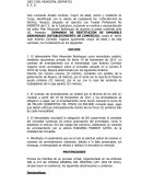 DEMANDA RESTITUCION INMUEBLE COMERCIAL