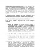 RECONOCIMIENTO DE ADEUDO