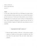 Notas sobre la película "La última cena"