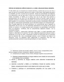 PERFILES DE EGRESO DEL NIÑO EN EDAD DE 2 a 3 ANOS. EDUCACION INICAL INDIGENA