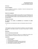 Metodología. Tipo de investigación