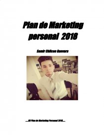 Plan de Marketing personal 2018. Página 1