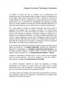 Espacio Curricular: Psicología y Educación