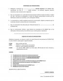 Constancia de convocatoria asamblea