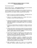 CARTA COMPROMISO DE PADRES DE FAMILIA O TUTORES