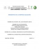 PRONÓSTICO DE LA EMPRESA SALZALEÓN