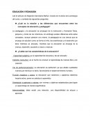 Educación y pedagogia