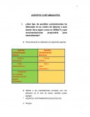 Agentes contaminantes