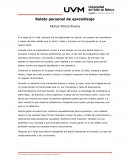 Relato personal de aprendizaje
