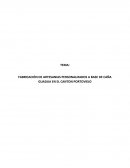 FABRICACIÓN DE ARTESANIAS PERSONALIZADOS A BASE DE CAÑA GUADUA EN EL CANTON PORTOVIEJO