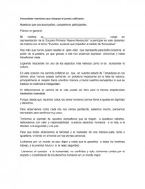 Discurso Eventos y Sucesos de Tamaulipas. Página 1
