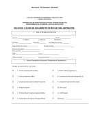 SOLICITUD Y ACUSE DE DOCUMENTOS DE BECAS PARA ASPIRANTES