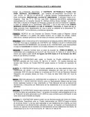 CONTRATO DE TRABAJO INDIVIDUAL SUJETO A MODALIDAD