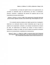 Desmotivación laboral como un principal factor de la declinación en la productividad de una empresa y sus trabajadores. Página 5
