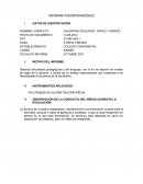 INFORME PSICOPEDAGÓGICO DE APLICACIÓN PAI