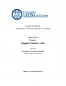 Creación de una empresa Sjogreen CarWash - Cafe