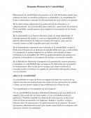 Resumen de la historia de la contabilidad