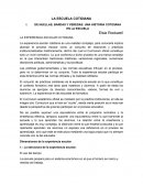 LA EXPERIENCIA ESCOLAR COTIDIANA