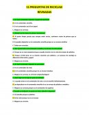 15 preguntas de reciclaje